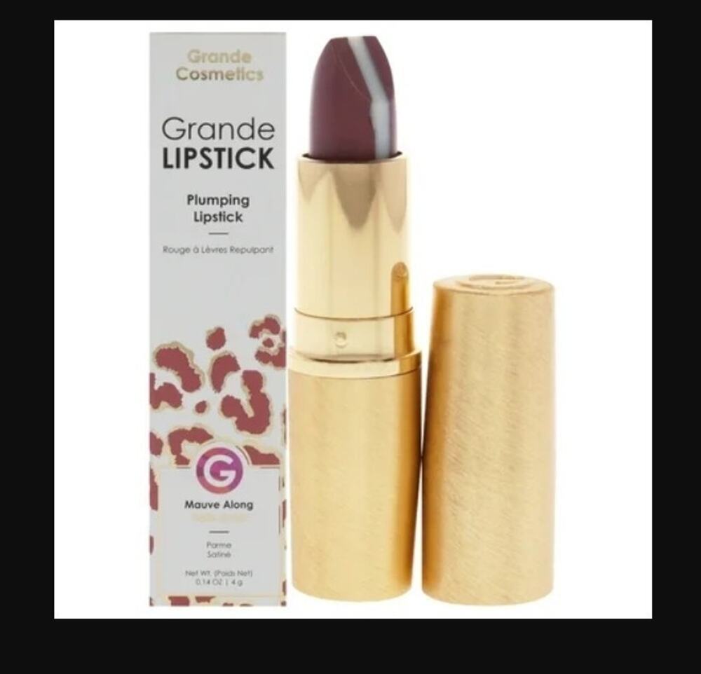 Grande Cosmetics GrandeLips Moisturising Lipstick for Lip Volume Mauve Along